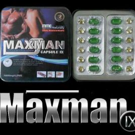 MAX MAN 9 ALARGADOR DE PENE 12 CAPSULAS